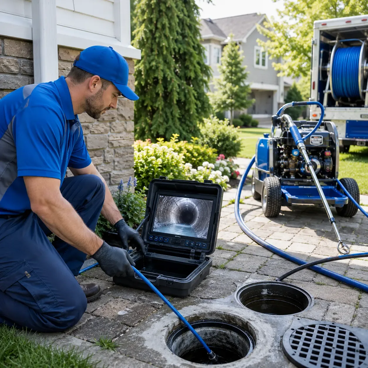 Outdoor drain cleaning professionals serving Nuremberg, PA